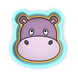 Hippo Cookie Cutter | Stamp | Stencil #1
