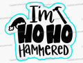 Ho Ho Hammered Cookie Cutter | Stamp | Stencil #1