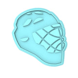 Hockey Lacrosse Helmet Cookie Cutter | Stamp | Stencil #1 sports Cookie Cutter Lady MINI - 2 Inches (5cm) Stamp ONLY 