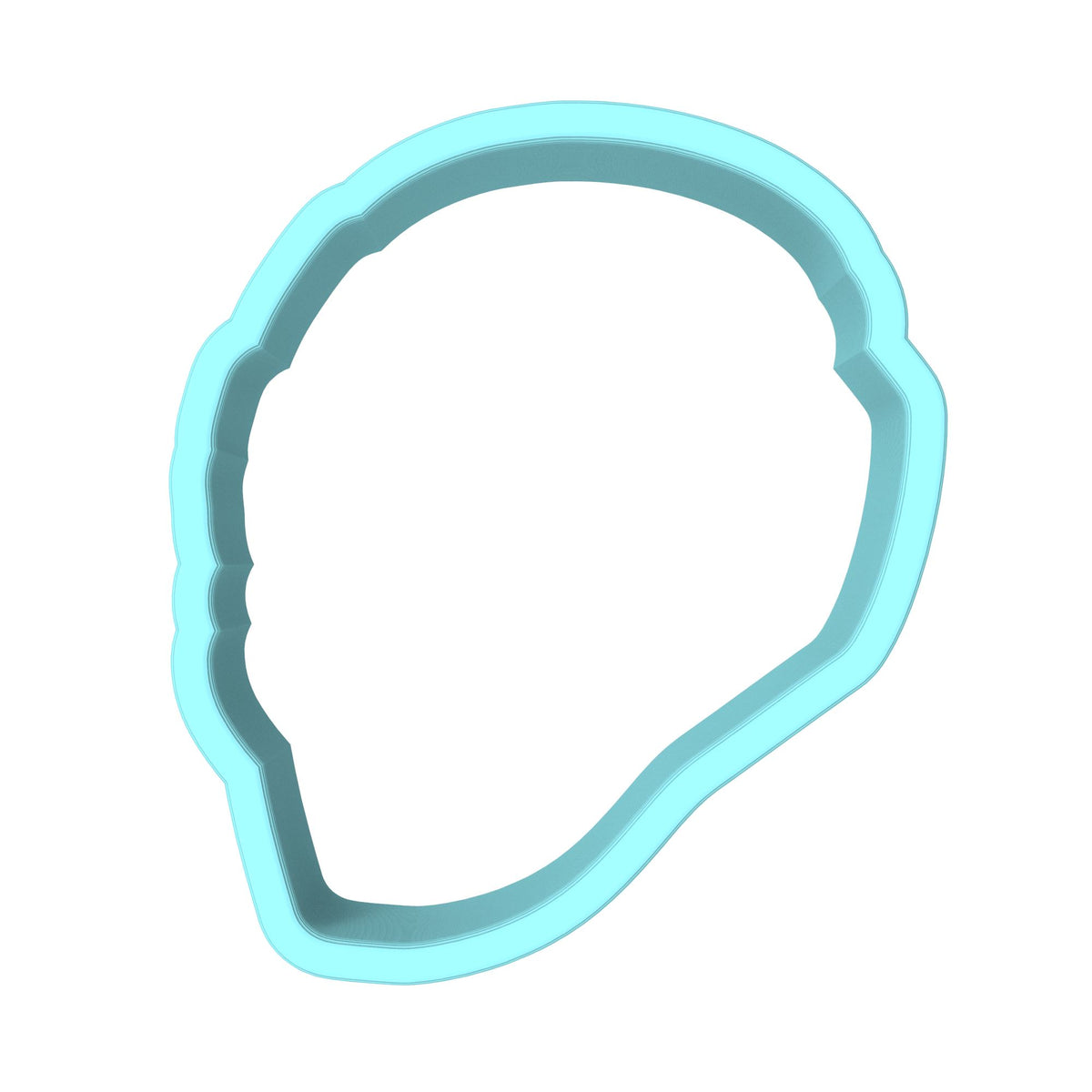 Hockey Lacrosse Helmet Cookie Cutter | Stamp | Stencil #1 sports Cookie Cutter Lady MINI - 2 Inches (5cm) Cookie Cutter ONLY (Outline) 