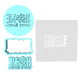Home Sweet Home Clover Cookie Cutter | Stamp | Stencil #1 Cookie Cutter Lady MINI - 2 Inches (5cm) **FULL SET BUNDLE** Cutter + Stamp + Stencil + Debosser **BEST DEAL** 