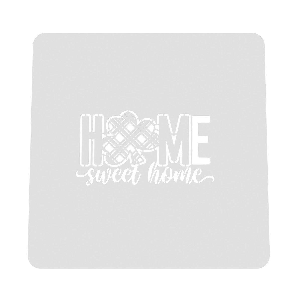 Home Sweet Home Clover Cookie Cutter | Stamp | Stencil #1 Cookie Cutter Lady MINI - 2 Inches (5cm) Stencil ONLY 