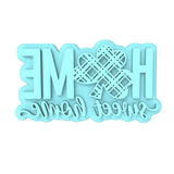 Home Sweet Home Clover Cookie Cutter | Stamp | Stencil #1 Cookie Cutter Lady MINI - 2 Inches (5cm) Stamp ONLY 