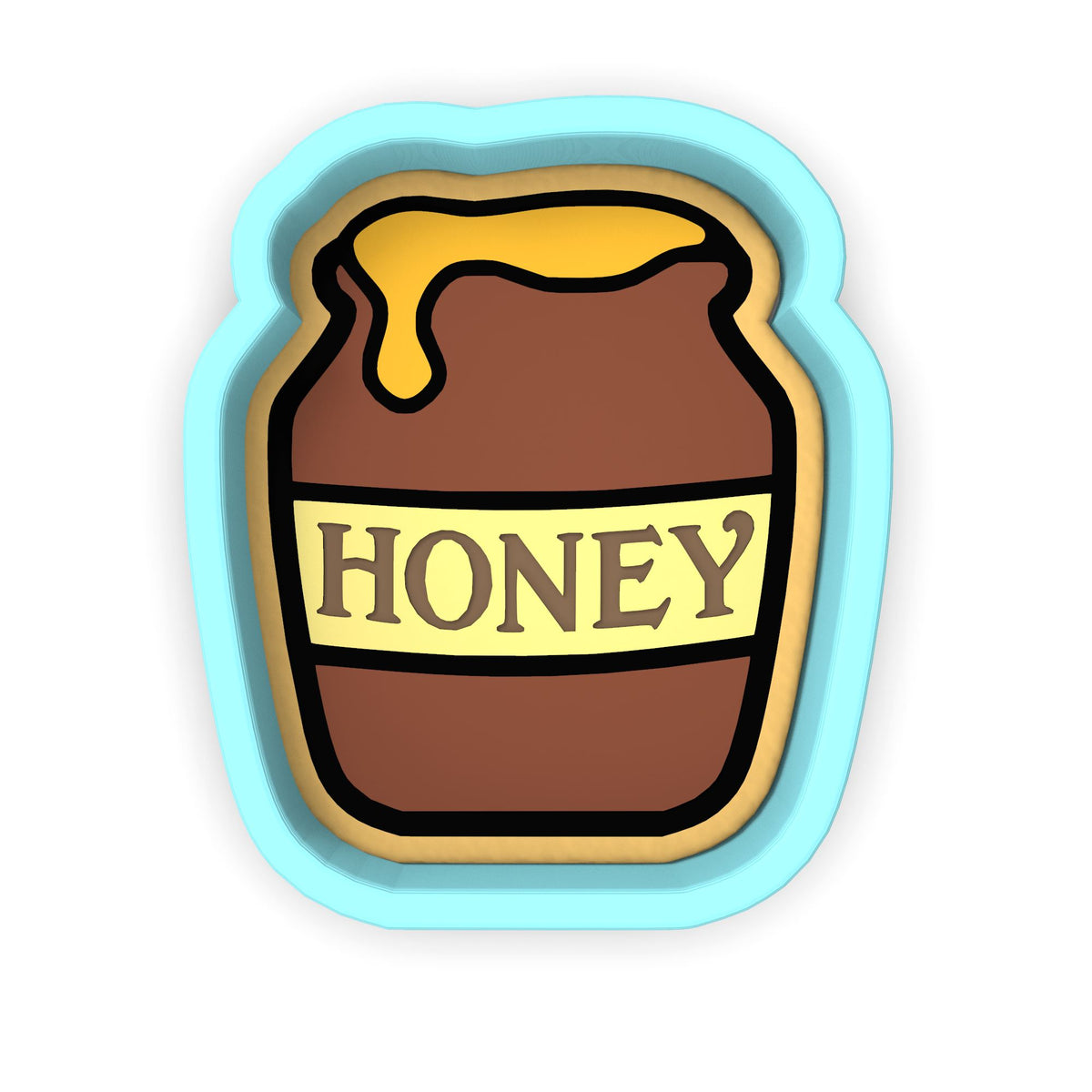 Honey Cookie Cutter | Stamp | Stencil #1
