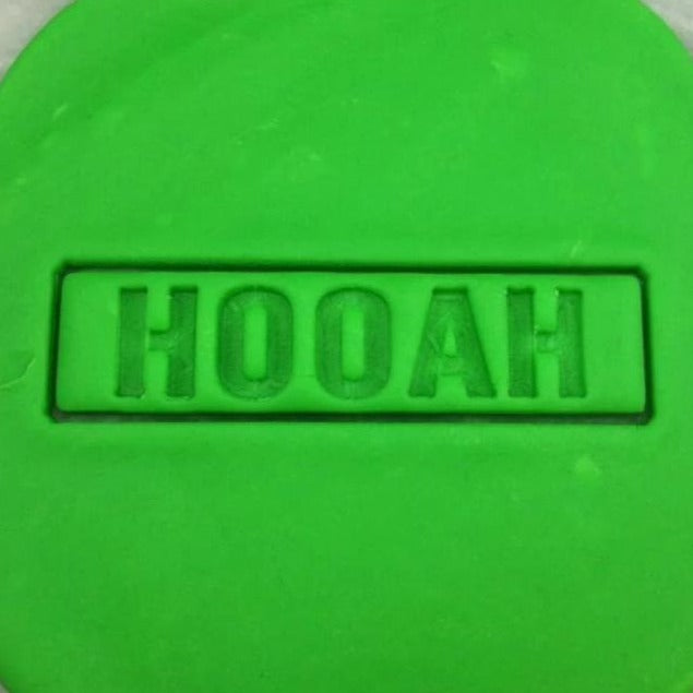 Hooah Army Cookie Cutter
