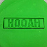 Hooah Army Cookie Cutter
