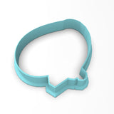 Hooked Bass Cookie Cutter | Stamp | Stencil #1