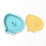 Hooked Bass Cookie Cutter | Stamp | Stencil #1