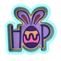 Hop Cookie Cutter | Stamp | Stencil #1 Animals & Dinosaurs Cookie Cutter Lady 