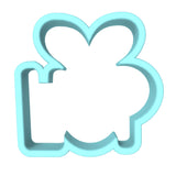 Hop Cookie Cutter | Stamp | Stencil #1 Animals & Dinosaurs Cookie Cutter Lady MINI - 2 Inches (5cm) Cookie Cutter ONLY (Outline) 