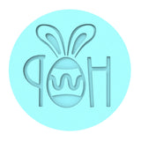 Hop Cookie Cutter | Stamp | Stencil #1 Animals & Dinosaurs Cookie Cutter Lady MINI - 2 Inches (5cm) Debosser ONLY 