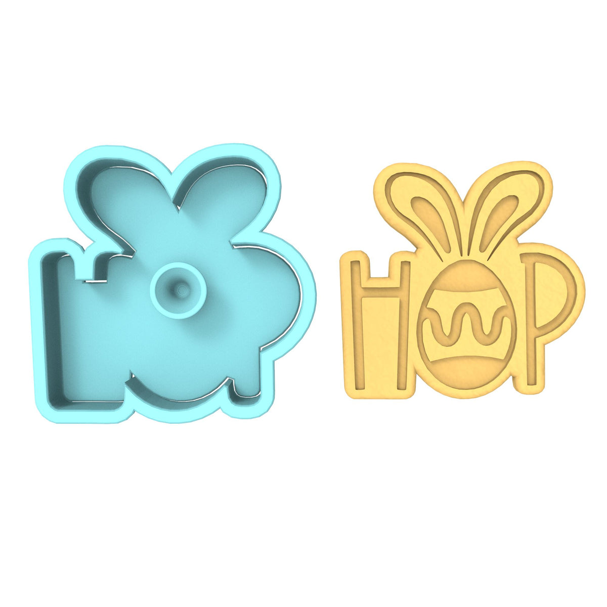 Hop Cookie Cutter | Stamp | Stencil #1 Animals & Dinosaurs Cookie Cutter Lady 