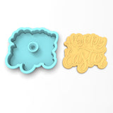 Hoppy Easter Cookie Cutter | Stamp | Stencil #1