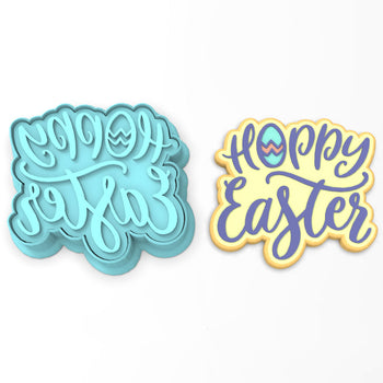 Hoppy Easter Cookie Cutter | Stamp | Stencil #1