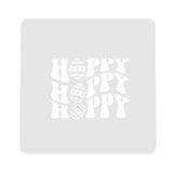 Hoppy Hoppy Hoppy Cookie Cutter | Stamp | Stencil #1 Animals & Dinosaurs Cookie Cutter Lady MINI - 2 Inches (5cm) Stencil ONLY 