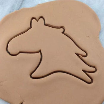 Horse Head Cookie Cutter Outline - Animals & Dinosaurs
