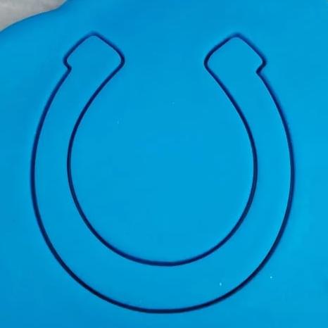 Horseshoe Cookie Cutter #1 - Letters/ Numbers/ Shapes