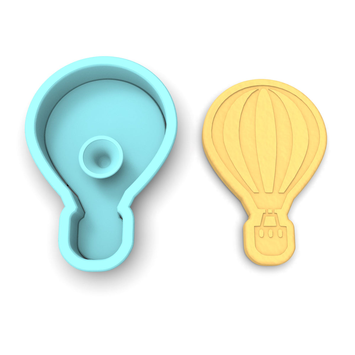 Hot Air Balloon Cookie Cutter | Stamp | Stencil #1