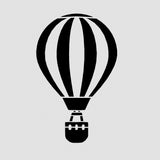 Hot Air Balloon Cookie Cutter | Stamp | Stencil #1