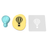 Hot Air Balloon Cookie Cutter | Stamp | Stencil #1