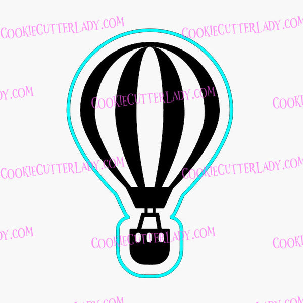Hot Air Balloon Cookie Cutter | Stamp | Stencil #1