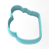 Hot Chocolate Cookie Cutter | Stamp | Stencil #2