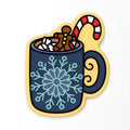 Hot Chocolate Cookie Cutter | Stamp | Stencil #2