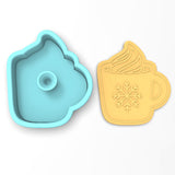 Hot Chocolate Cookie Cutter | Stamp | Stencil