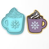 Hot Chocolate Cookie Cutter | Stamp | Stencil
