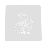How Easter Eggs Are Made Cookie Cutter | Stamp | Stencil #1 Animals & Dinosaurs Cookie Cutter Lady MINI - 2 Inches (5cm) Stencil ONLY 
