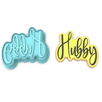 Hubby Cookie Cutter | Stamp | Stencil #1