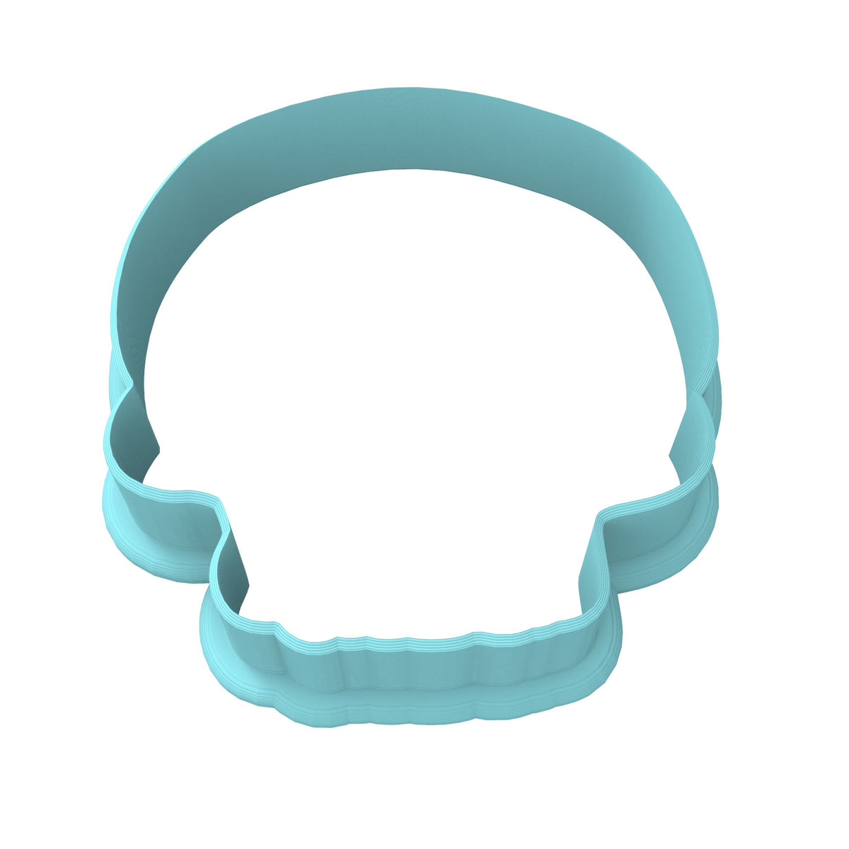 Human Skull Cookie Cutter | Stamp | Stencil #1