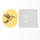 Hummingbird Cookie Cutter | Stamp | Stencil #1
