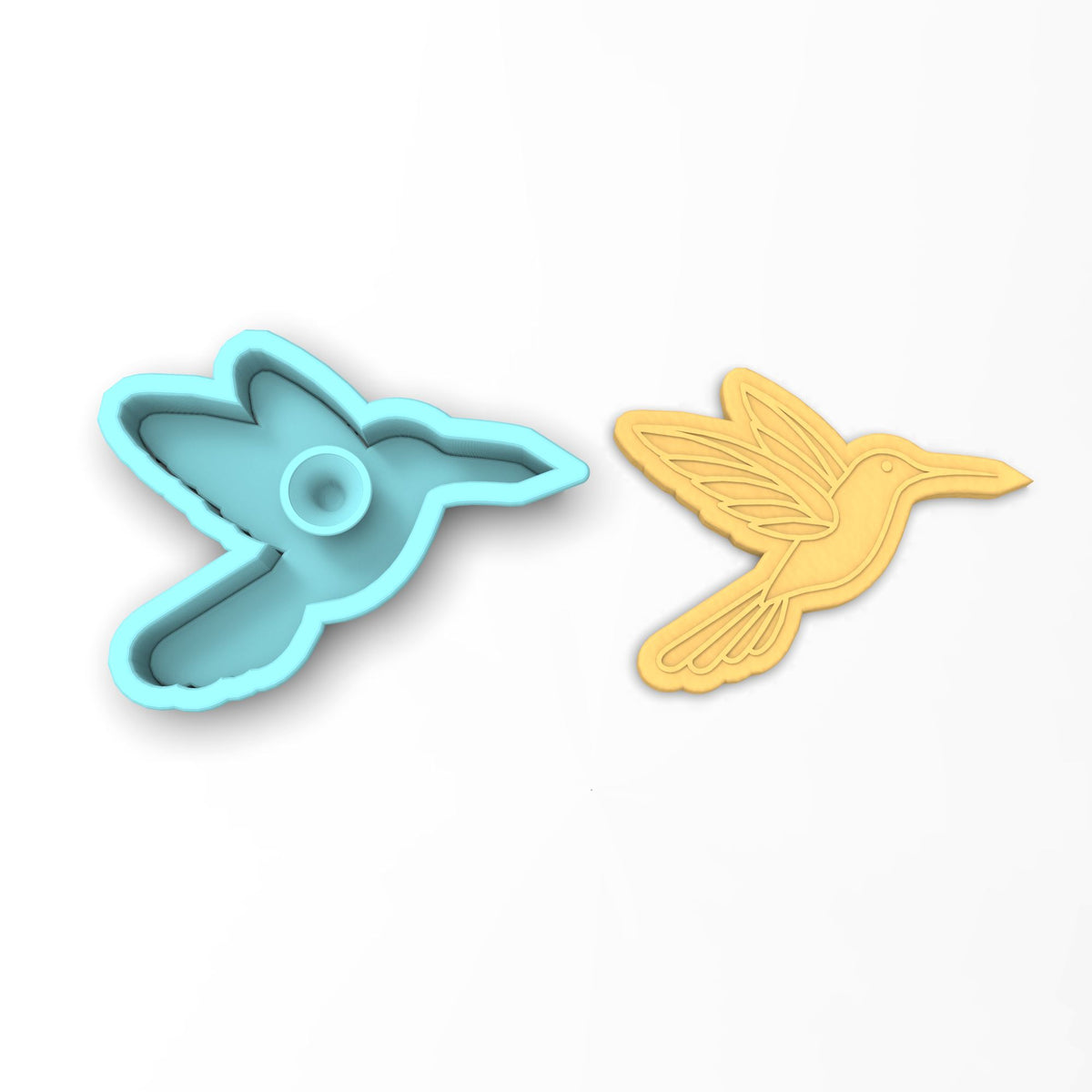 Hummingbird Cookie Cutter | Stamp | Stencil #1