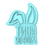 Hunt Mode On Cookie Cutter | Stamp | Stencil Animals & Dinosaurs Cookie Cutter Lady MINI - 2 Inches (5cm) Stamp ONLY 