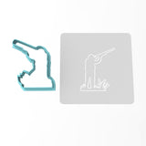 Hunter Cookie Cutter | Stamp | Stencil #2