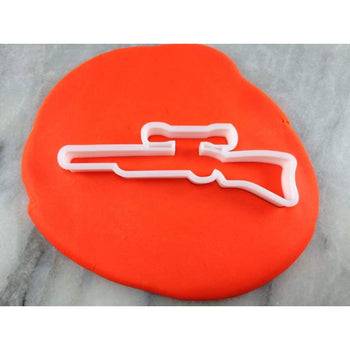 Hunting Sniper Rifle Cookie Cutter Outline 1 - Boys/ Army / Outdoorsman