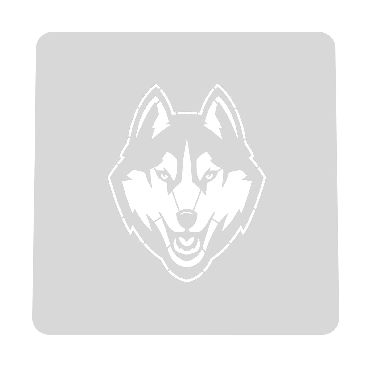 Husky Wolf Cookie Cutter | Stamp | Stencil #1 Animals & Dinosaurs Cookie Cutter Lady MINI - 2 Inches (5cm) Stencil ONLY 