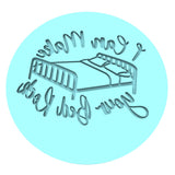I Can Make Your Bed Rock Cookie Cutter | Stamp | Stencil #1 Bachelorette & Bachelor Cookie Cutter Lady MINI - 2 Inches (5cm) Debosser ONLY 