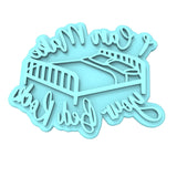 I Can Make Your Bed Rock Cookie Cutter | Stamp | Stencil #1 Bachelorette & Bachelor Cookie Cutter Lady MINI - 2 Inches (5cm) Stamp ONLY 