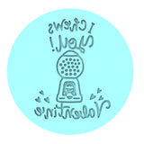 I Chews You Cookie Cutter | Stamp | Stencil Wedding / Baby / V Day Cookie Cutter Lady MINI - 2 Inches (5cm) Debosser ONLY 