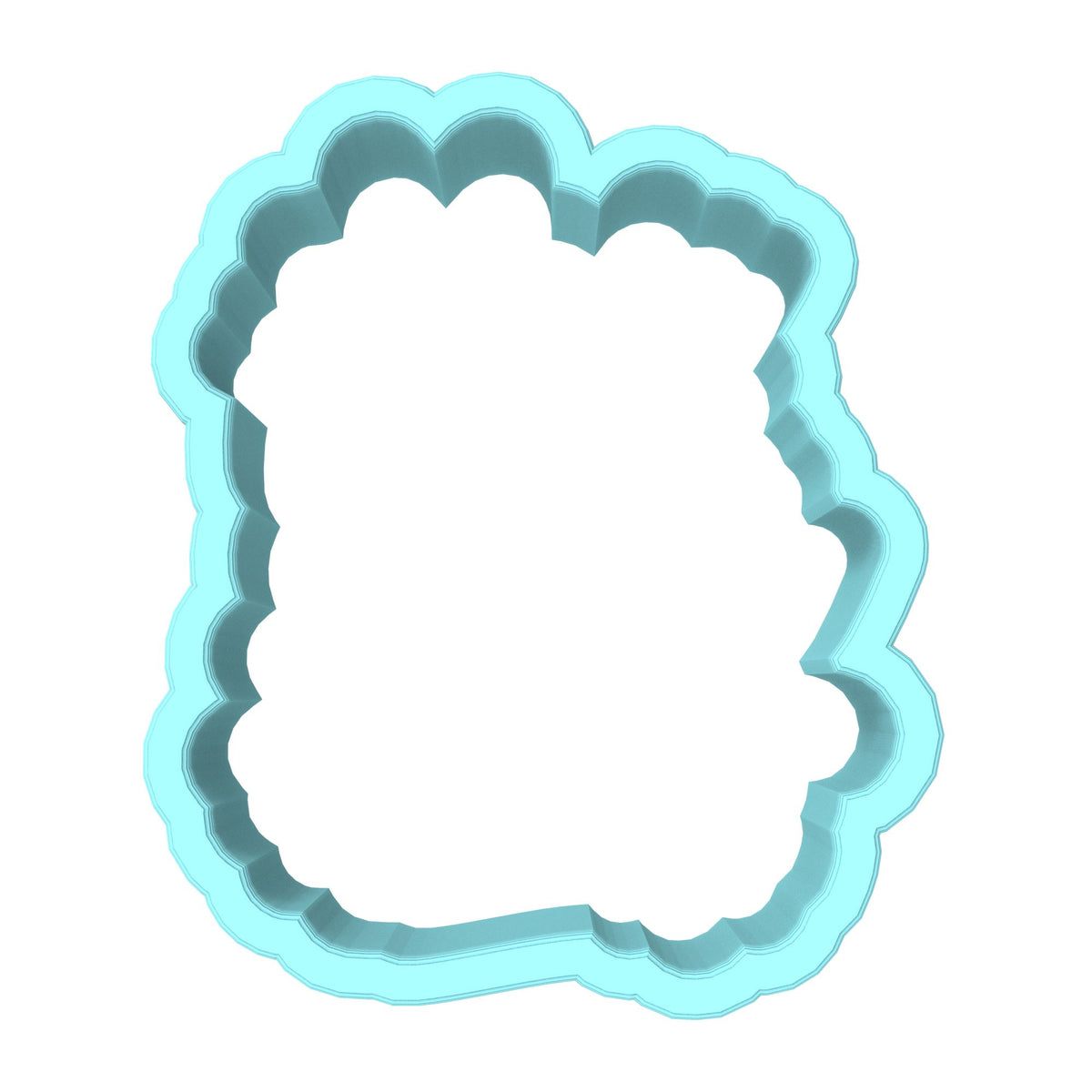 I Love You to the Moon and Back Cookie Cutter | Stamp | Stencil #1 Wedding / Baby / V Day Cookie Cutter Lady MINI - 2 Inches (5cm) Cookie Cutter ONLY (Outline) 