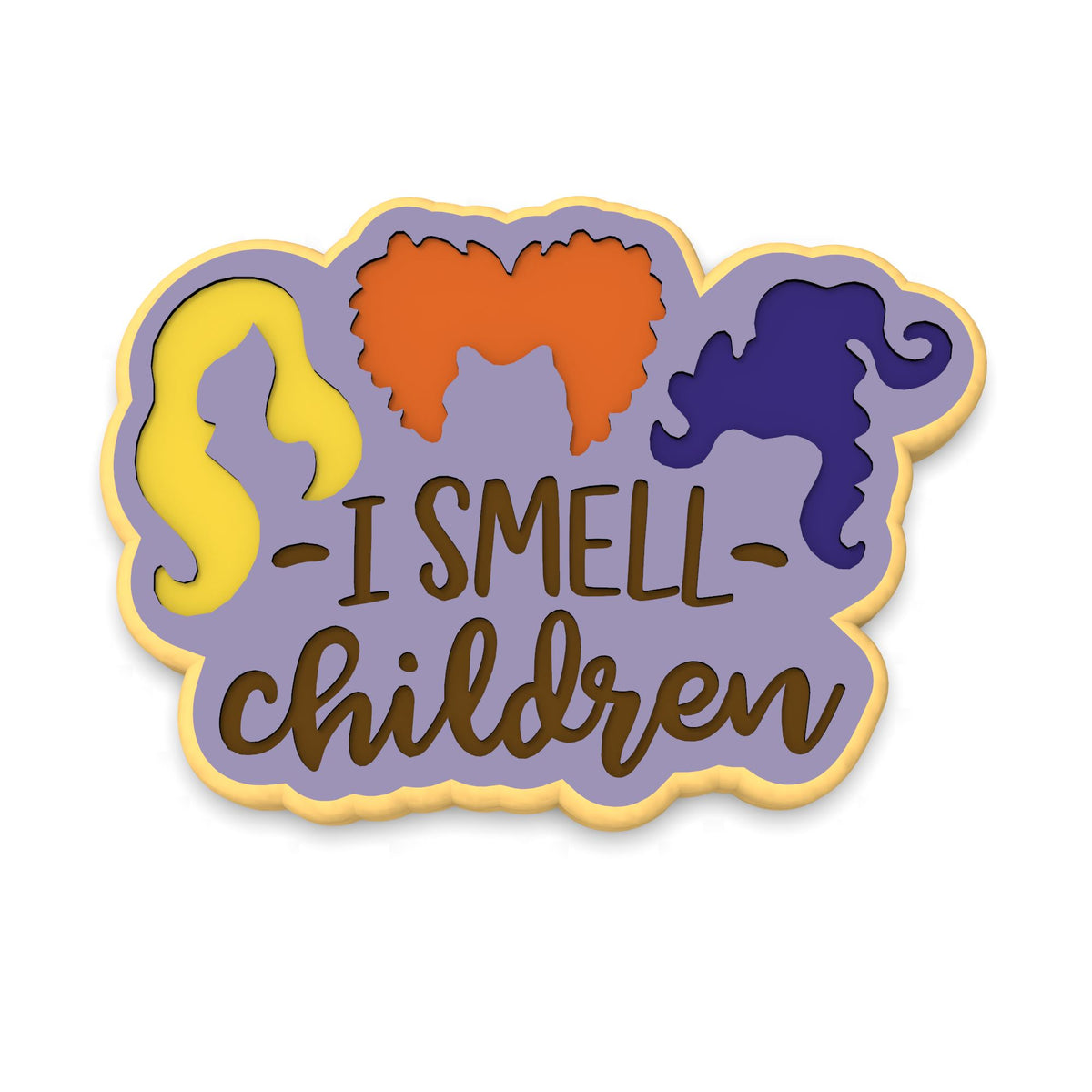 I Smell Children Cookie Cutter | Stamp | Stencil #1 Halloween / Fall Cookie Cutter Lady 