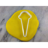 Ice Cream Cone Cookie Cutter Outline #1 - Beach / Summer