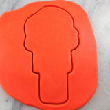 Ice Cream Cone Cookie Cutter Outline #2 Beach / Summer Cookie Cutter Lady 