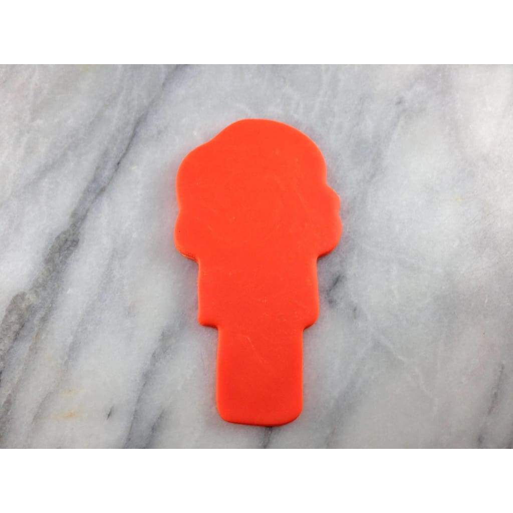 Ice Cream Cone Cookie Cutter Outline #2 Beach / Summer Cookie Cutter Lady 
