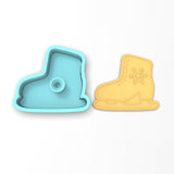 Ice Skate Cookie Cutter Stamp & Outline #1