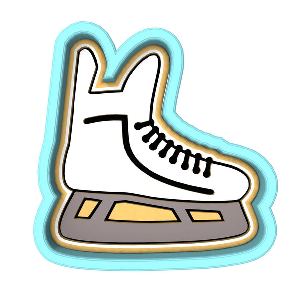 Ice Skate Cookie Cutter | Stamp | Stencil #2 Animals & Dinosaurs Cookie Cutter Lady 