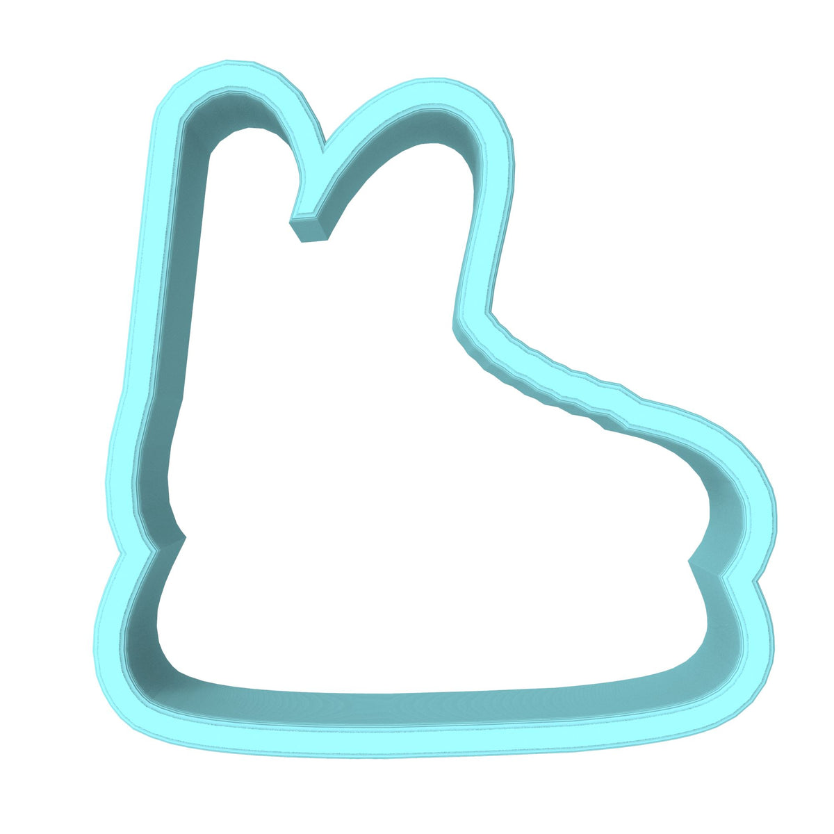 Ice Skate Cookie Cutter | Stamp | Stencil #2 Animals & Dinosaurs Cookie Cutter Lady MINI - 2 Inches (5cm) Cookie Cutter ONLY (Outline) 