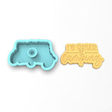 I'd Rather Be Camping Cookie Cutter | Stamp | Stencil #1